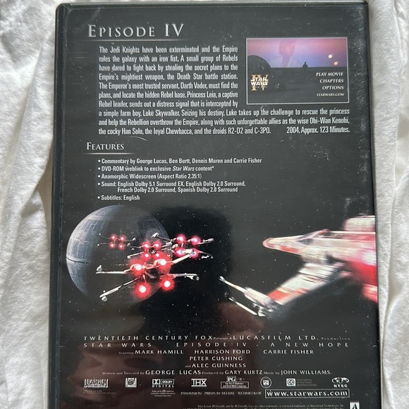 Star Wars Trilogy DVD box set. Includes 4, 5 & 6 plus bonus DVD - Picture 4 of 12